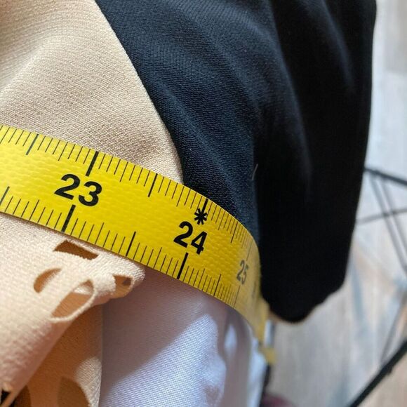 G.M.I Woman‎ Full Zip Brown Black Eyelet Long Sleeve Maximalist Flowy Size 16W - Picture 4 of 11